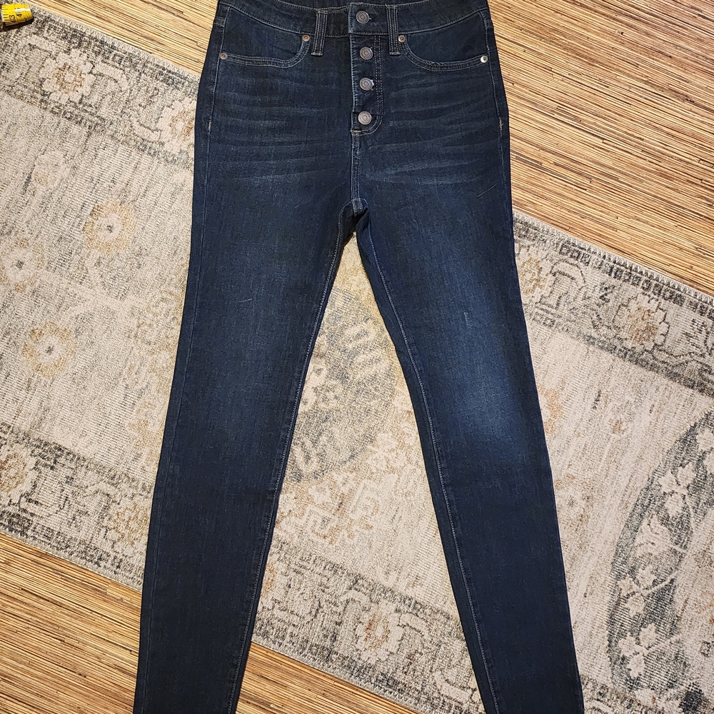 LC Lauren Conrad Dark Blue High Rise Jeans